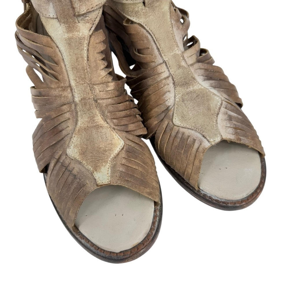 Freebird By Steven Arrow Open Toe Distressed Ston… - image 8